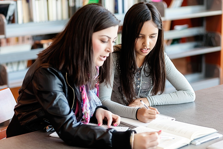 one on one tutoring session